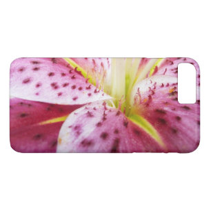Stargazer Lily Bright Magenta Floral iPhone 8/7 Plus Hoesje