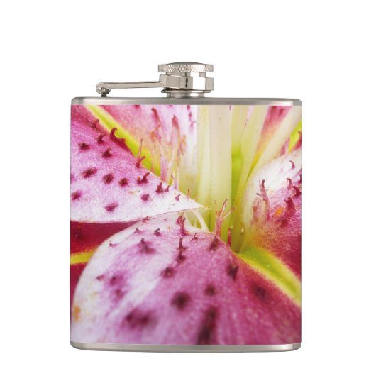 Stargazer Lily Bright Magenta Floral Heupfles (Voorkant)