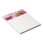 Stargazer Lily Bright Magenta Floral Notitieblok (Schuin)