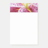 Stargazer Lily Bright Magenta Floral Post-it® Notes (Voorkant)