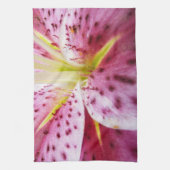 Stargazer Lily Bright Magenta Floral Theedoek (Verticaal)