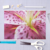 Stargazer Lily Bright Magenta Floral Tissuepapier (Craft)