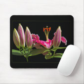 Stargazer Lily Buds en Bloom Muismat (Met muis)
