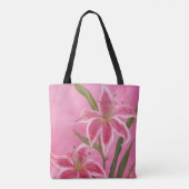 Stargazer Lily Canvas tas (Achterkant)