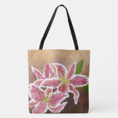 Stargazer Lily Canvas tas (Voorkant)