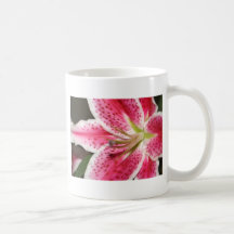 Stargazer Lily Coffee Mok #1 - 11oz