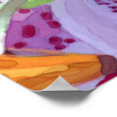 Stargazer Lily Digital Painting Poster (Hoek)