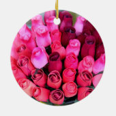 stargazer lily en roe bouquet ornament (Achterkant)