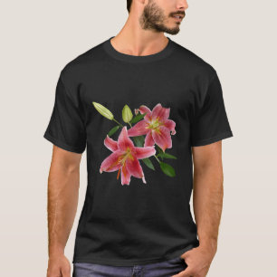 Stargazer Lily Groot voor tuinders Bloem T-shirt
