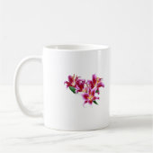 Stargazer Lily Heart Koffiemok (Links)