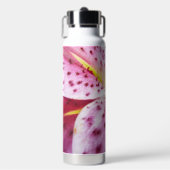 Stargazer Lily Helder Magenta Bloem Waterfles (Voorkant)
