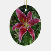 Stargazer Lily Keramisch Ornament (Rechts)