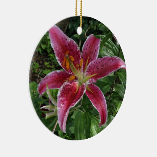 Stargazer Lily Keramisch Ornament (Rechts)