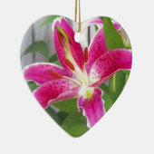 Stargazer Lily Keramisch Ornament (Rechts)