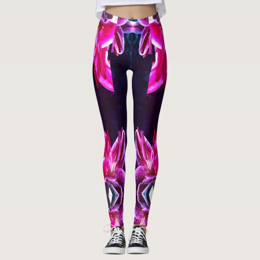 Stargazer Lily Leggings (Voorkant)