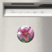 Stargazer Lily Magneet (Insitu (Vaatwasser))