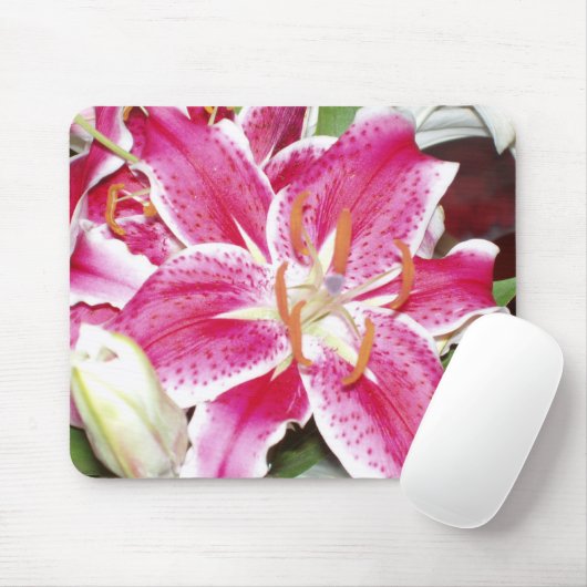 Stargazer Lily Mousepad Muismat (Met muis)