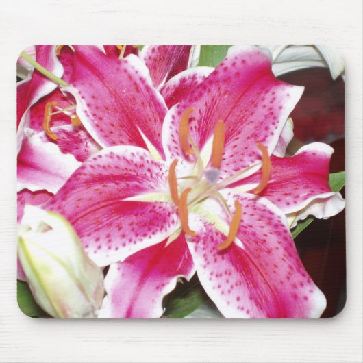 Stargazer Lily Mousepad Muismat (Voorkant)