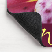 Stargazer Lily Personalized Mousepad Muismat (Hoek)