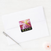 Stargazer Lily Pink Floral RSVP Sticker (Envelop)