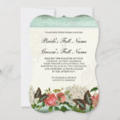  Stargazer Lily Roos Butterfly in Hydrangea Kaart (Voorkant)