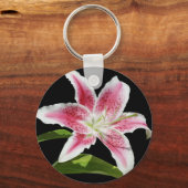 Stargazer Lily Sleutelhanger (Voorkant)