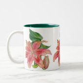 Stargazer Lily Tweekleurige Koffiemok (Links)