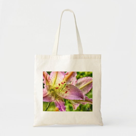 Stargazer Lily/ Waterverf Kijk/ Floral Art Tote Bag (Voorkant)