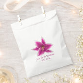Stargazer Lily Wedding Favor Bag Bedankzakje (Geknipt)