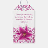 Stargazer Lily Wedding Favor Labels Cadeaulabel (Voorkant)