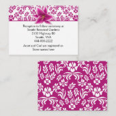 Stargazer Lily Wedding Information Card Informatiekaartje (Voorkant / Achterkant)