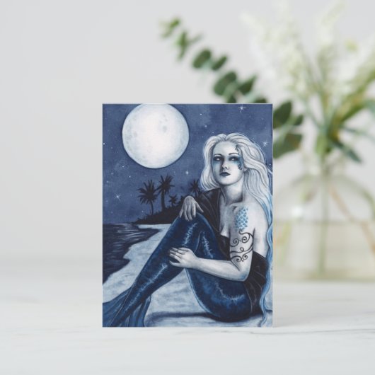 Stargazer Mermaid Briefkaart (Staand voorkant)