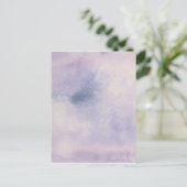 Stargazer | Paars en blauw Briefkaart (Staand voorkant)
