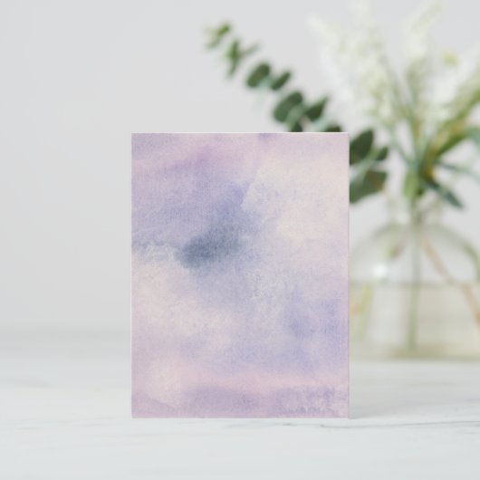 Stargazer | Paars en blauw Briefkaart (Staand voorkant)