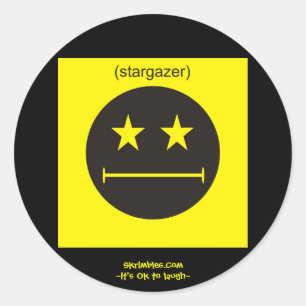 Stargazer Ronde Sticker