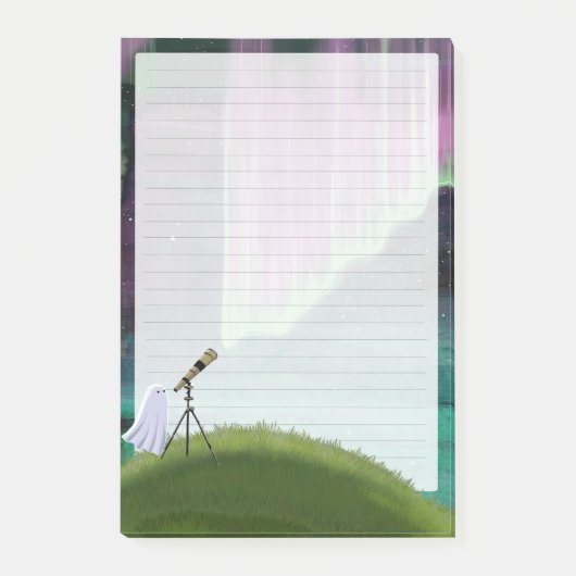 Stargazer - Schattige Geest Brief Schrijven Post-it® Notes (Voorkant)