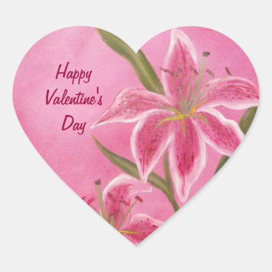 Stargazer Valentijn Sticker (Voorkant)