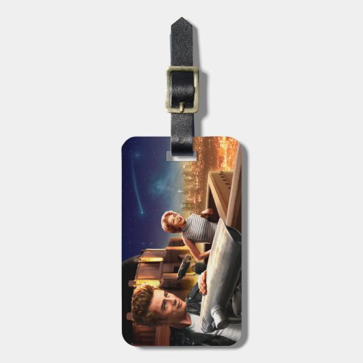 Stargazers Bagagelabel (Voorkant verticaal)