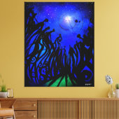 StarGazers (omwikkeld canvas) Canvas Afdruk (Insitu (Woonkamer))