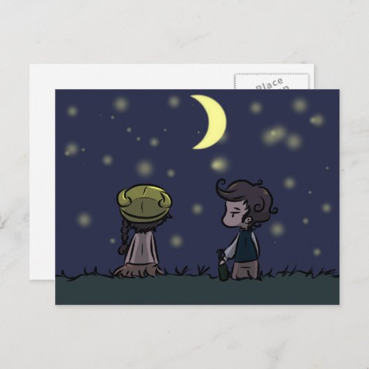 Stargazing briefkaart (Voorkant / Achterkant)