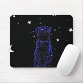 Stargazing Cat Mousepad Muismat (Met muis)
