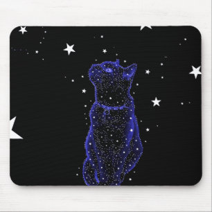 Stargazing Cat Mousepad Muismat