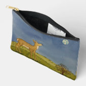 Stargazing Deer Zipper Pouch Etui (Open)