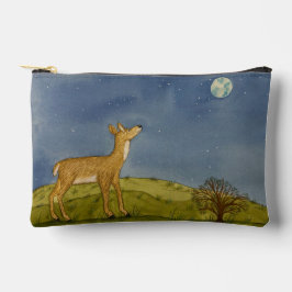 Stargazing Deer Zipper Pouch Etui