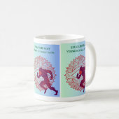 "Stargazing Is My Small Talk" Mandala Werewolf Art Koffiemok (Voorkant rechts)