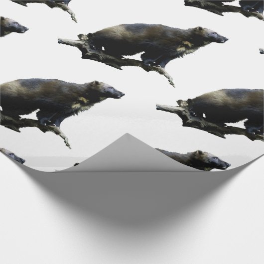 Stargazing Wolverine Cadeaupapier (Hoek)