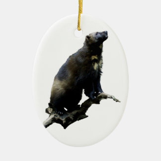Stargazing Wolverine Keramisch Ornament