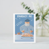 Stargazy Pie-ansichtkaart Briefkaart (Staand voorkant)