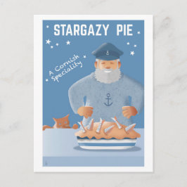 Stargazy Pie-ansichtkaart Briefkaart