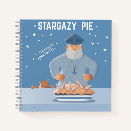 Stargazy Pie Spiraalschriftboek Notitieboek (Voorkant)